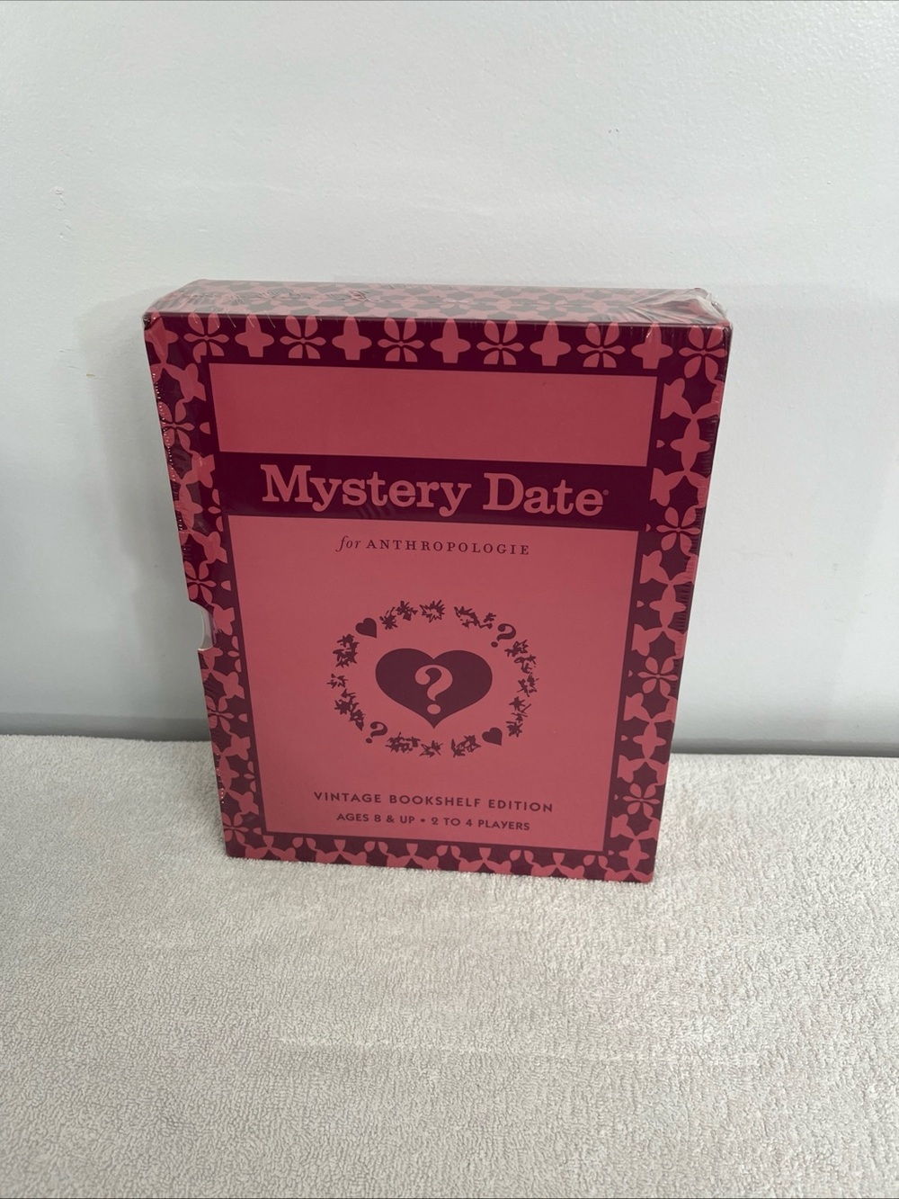 Anthropologie Mystery Date Vintage Look Bookshelf Edition Deluxe Board Game New